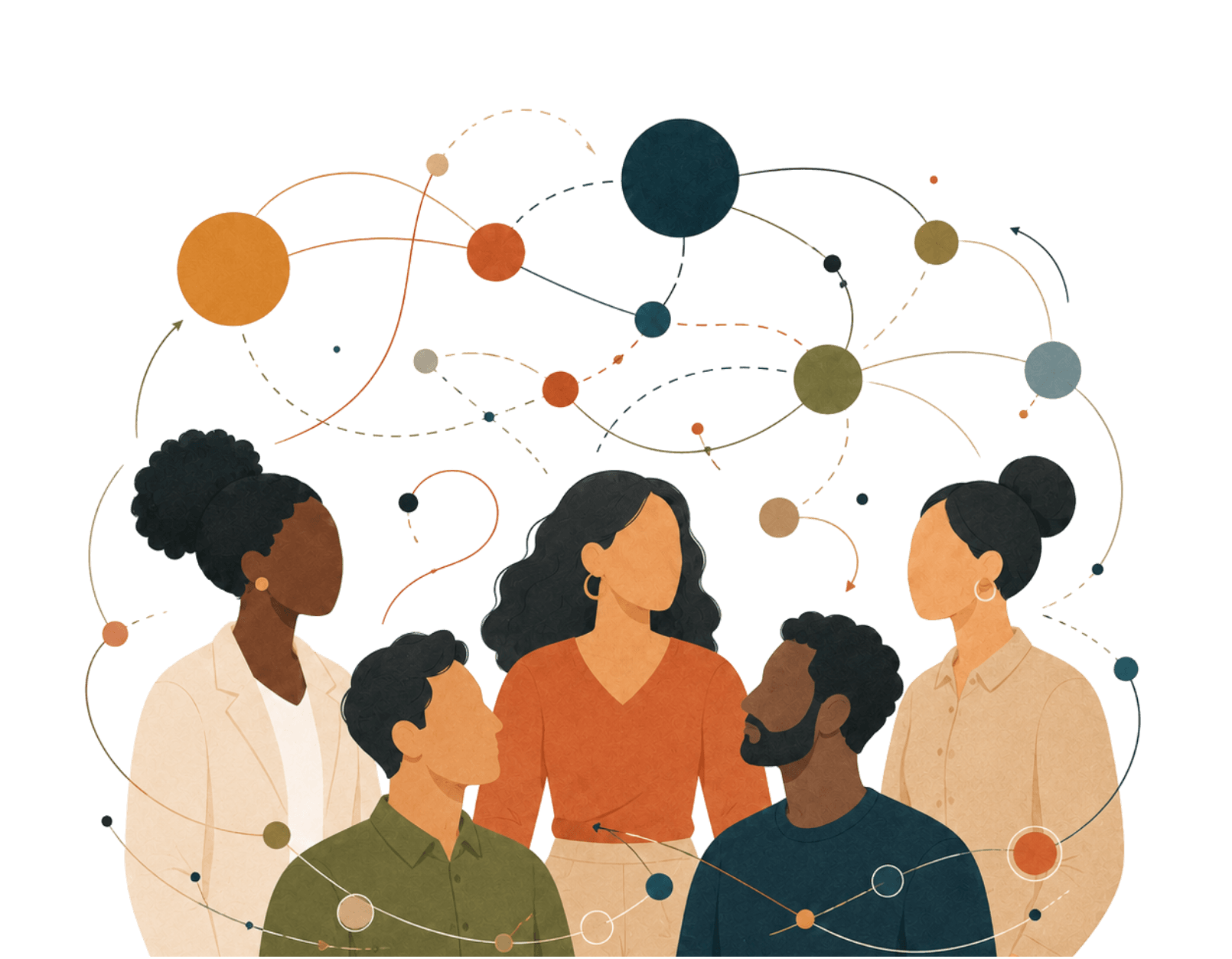 Ilustração para Cultura Organizacional & Liderança